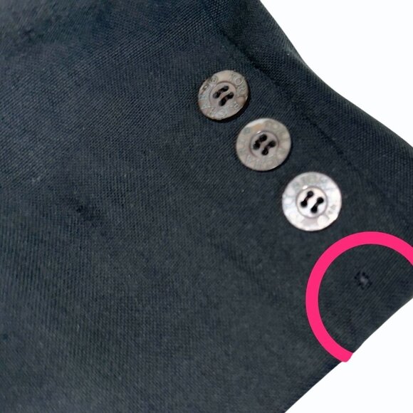 Tori Richard Mens Silk Blazer Jacket Size L Monogram Buttons 3 Button Lined - Picture 12 of 13